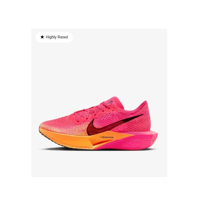 Vaporfly 3 Herren Straßenrennschuhe Rosa