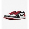 Air Jordan 1 Niedrig Schuhe Schwarz Rot