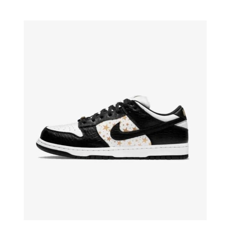 SB DUNK LOW SUPREME STARS SCHWARZ