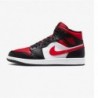 AIR JORDAN 1 MID WEISS SCHWARZ ROT