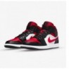 AIR JORDAN 1 MID WEISS SCHWARZ ROT