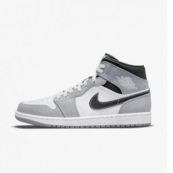 AIR JORDAN 1 MID LIGHT SMOKE GRAU ANTHRAZIT