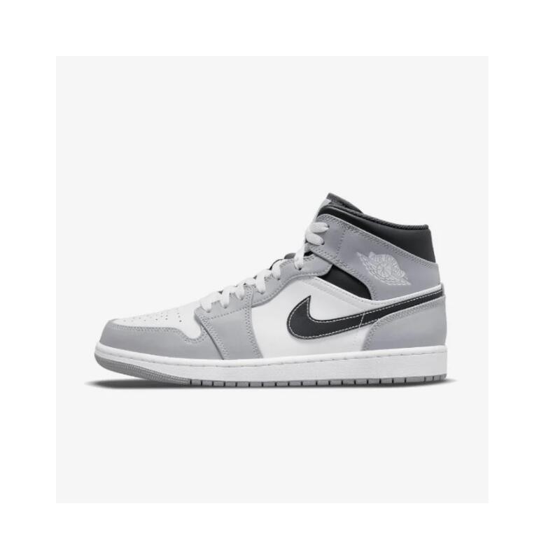 AIR JORDAN 1 MID LIGHT SMOKE GRAU ANTHRAZIT