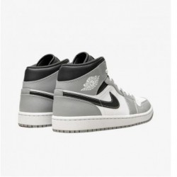 AIR JORDAN 1 MID LIGHT SMOKE GRAU ANTHRAZIT