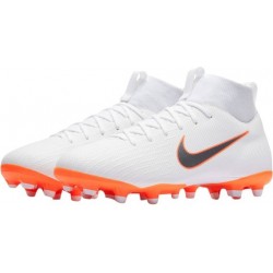 Nike JR SUPERFLY 6 ACADEMY GS MG weiss-grau