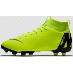 Nike JR SUPERFLY 6 ACADEMY GS FG/MG neongelb-schwarz