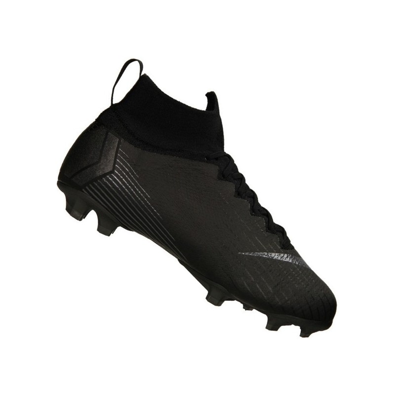 Nike JR SUPERFLY 6 ELITE FG SCHWARZ/SCHWARZ